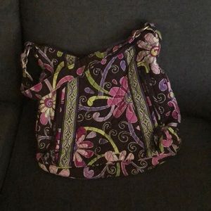 Vera Bradley Purple Punch Lisa B Handbag